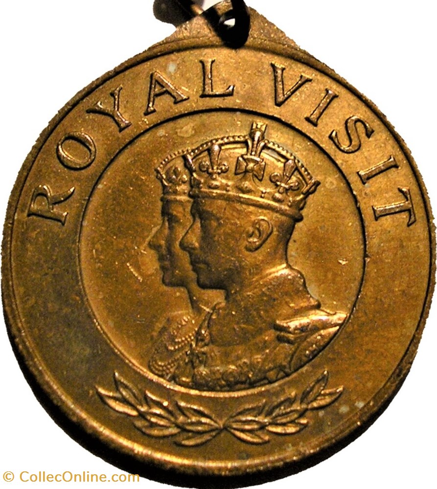 medaille royaume uni george vi elizabeth 1947 visit to southern rhodesia medallion uk