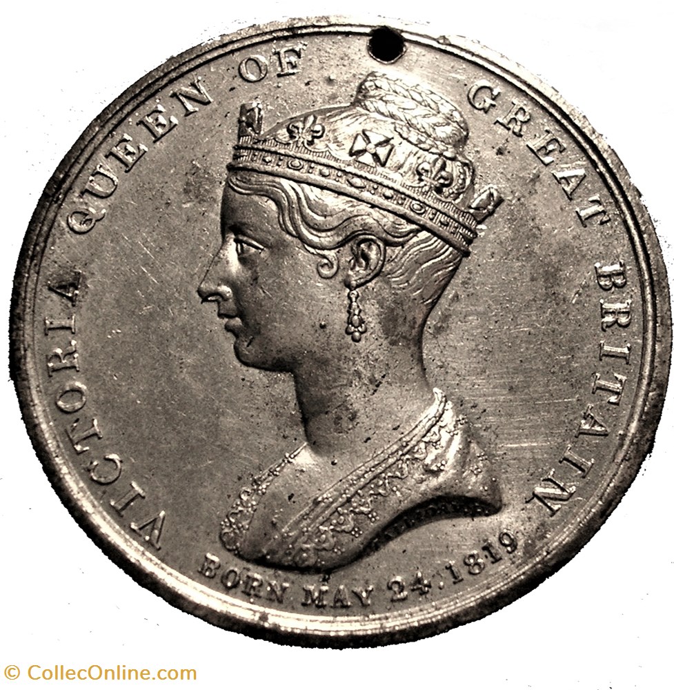 Victoria - 1838 Coronation, Great Britain 2 medaille royaume uni victoria 1838 coronation great britain