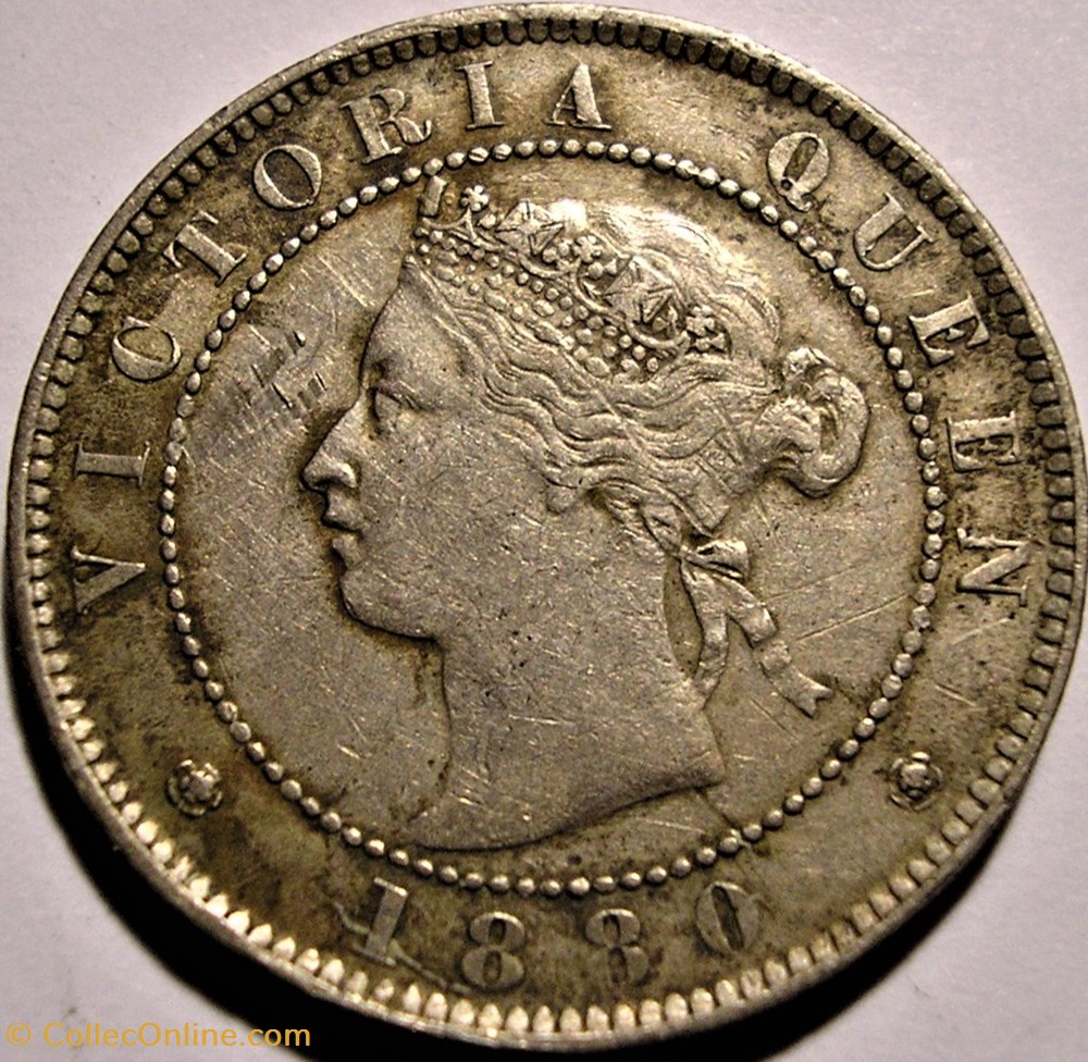Victoria - Half Penny 1880 - Jamaica Island monnaie monde jamaique victoria half penny 1880 jamaica island