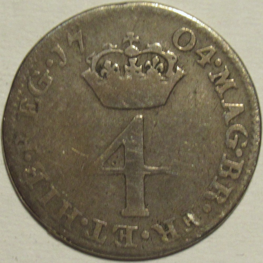 Anne - 4 Pence, 1704 - Kingdom of Great Britain and Ireland monnaies europe medievale royaume angleterre anne 4 pence 1704 kingdom of great britain and ireland