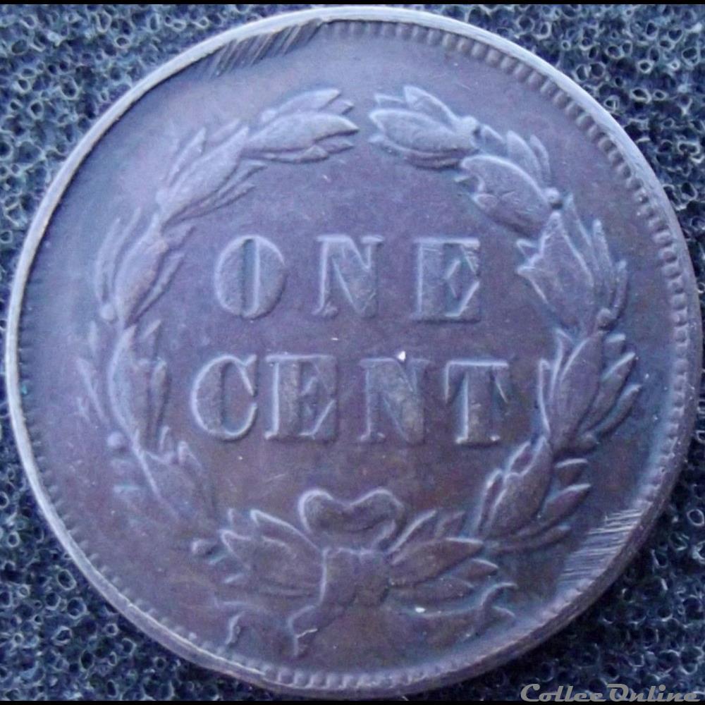1859 One Cent (ex.2) monnaie monde etat uni 1859 one cent ex 2
