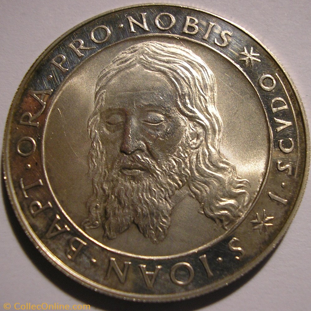 Malta, Order of - 1963 Scudo, St. John the Baptist monnaie monde malte malta order of 1963 scudo st john the baptist