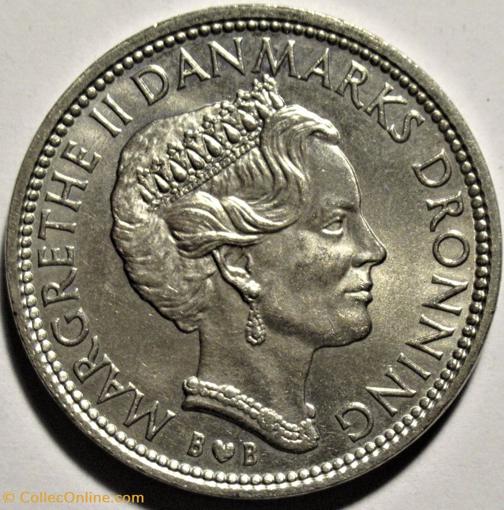 Margrethe II of Denmark - 10 Kroner 1979 monnaies monde danemark margrethe ii of denmark 10 kroner 1979