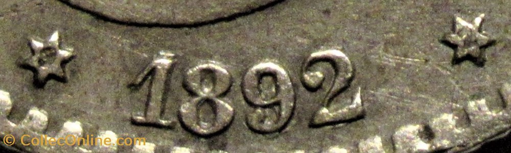 1892 - 50 Centimos - Alfonso XIII de España (ex.2) 4 monnaies monde espagne 1892 50 centimos alfonso xiii de espana ex 2