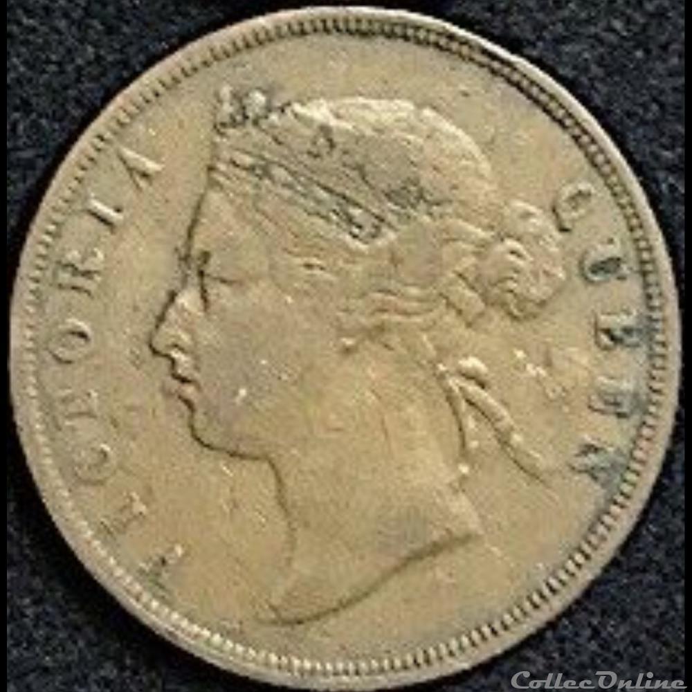 Victoria - One Cent 1883 - Straits Settlements, Malaysia monnaies monde malaisie victoria one cent 1883 straits settlements malaysia