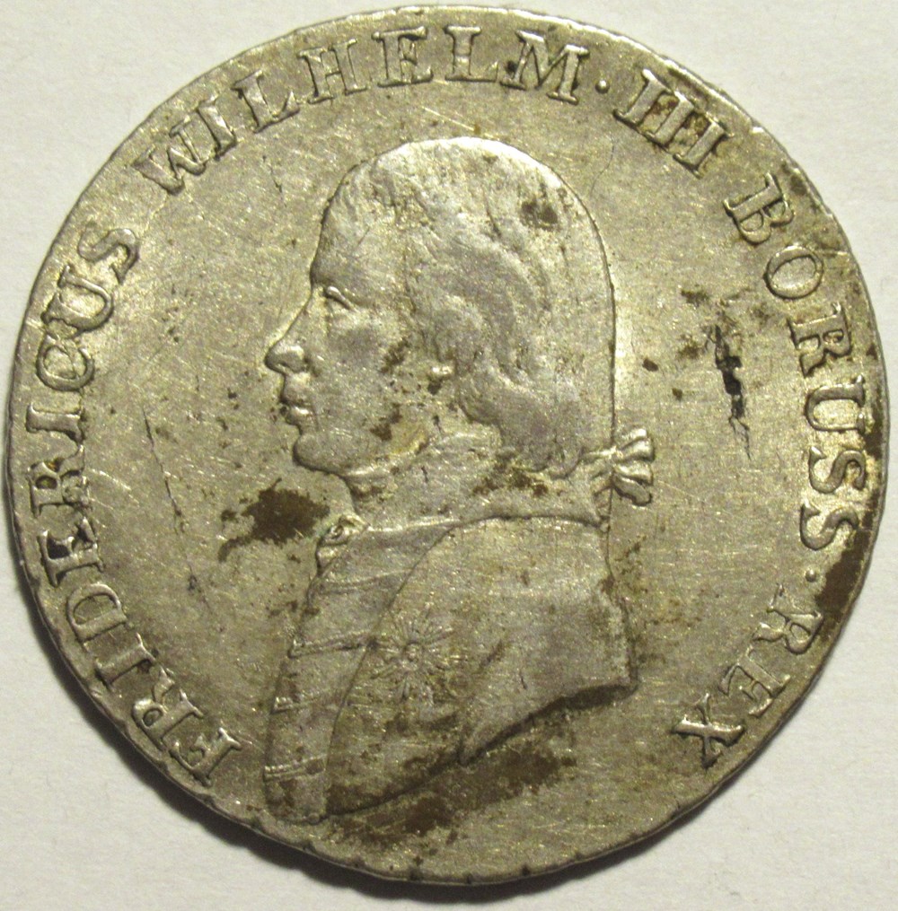 monnaies europe medievale a saint empire romain germanique friedrich wilhelm iii 4 groschen 1804 berlin