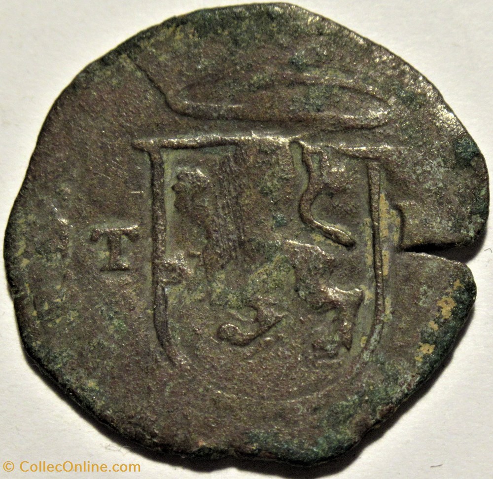 Felipe II ca. 1566-1598 - Cuartillo Toledo 3 monnaies europe medievale royaume espagne felipe ii ca 1566 1598 cuartillo toledo