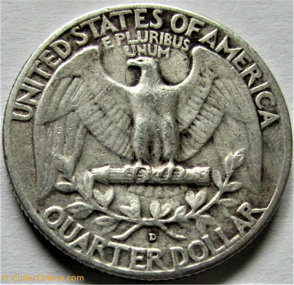 1958 Denver Quarter Dollar monnaies monde etats unis 1958 denver quarter dollar