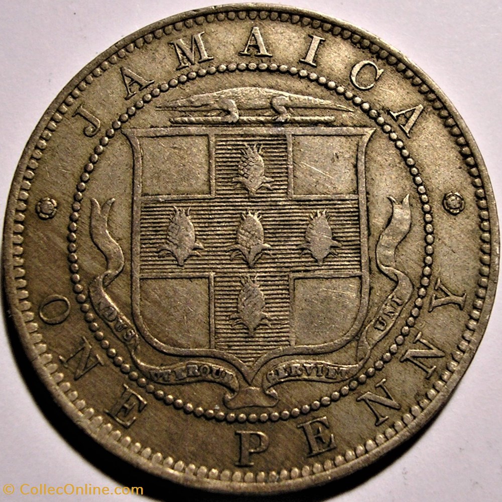 Edward VII - One Penny 1902 - Jamaica monnaie monde royaume uni edward vii one penny 1902 jamaica