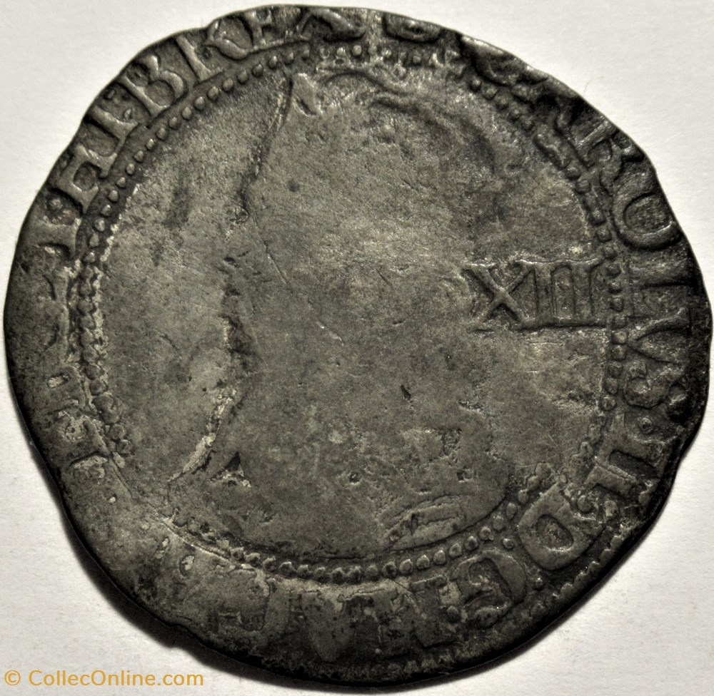 Charles II Stuart - One Shilling 1660-62 - Kingdom of England 2 monnaies europe medievale royaume angleterre charles ii stuart one shilling 1660 62 kingdom of england
