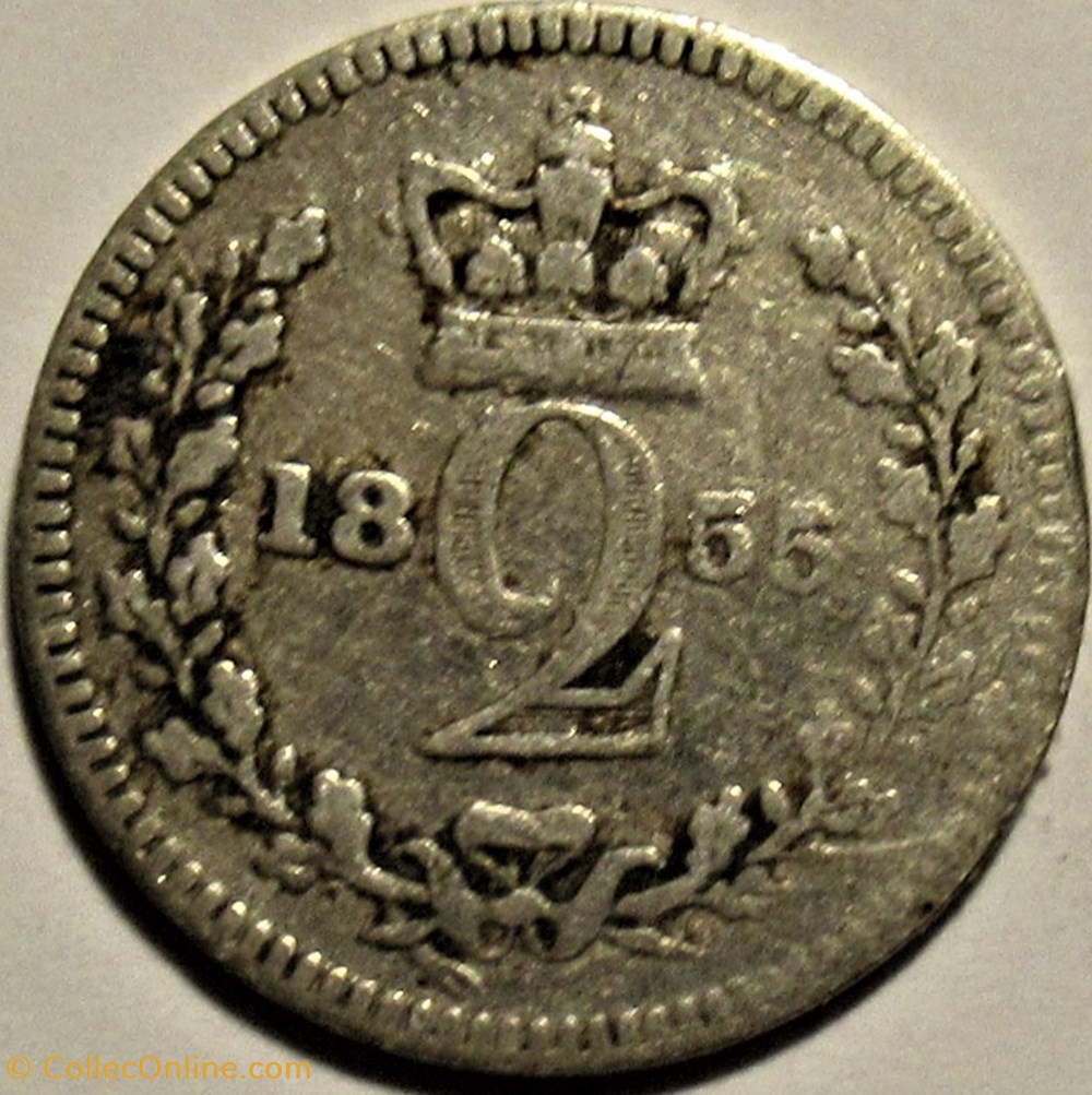 Victoria - 2 Pence 1855 Maundy - Kingdom of Great Britain monnaies monde royaume uni victoria 2 pence 1855 maundy kingdom of great britain
