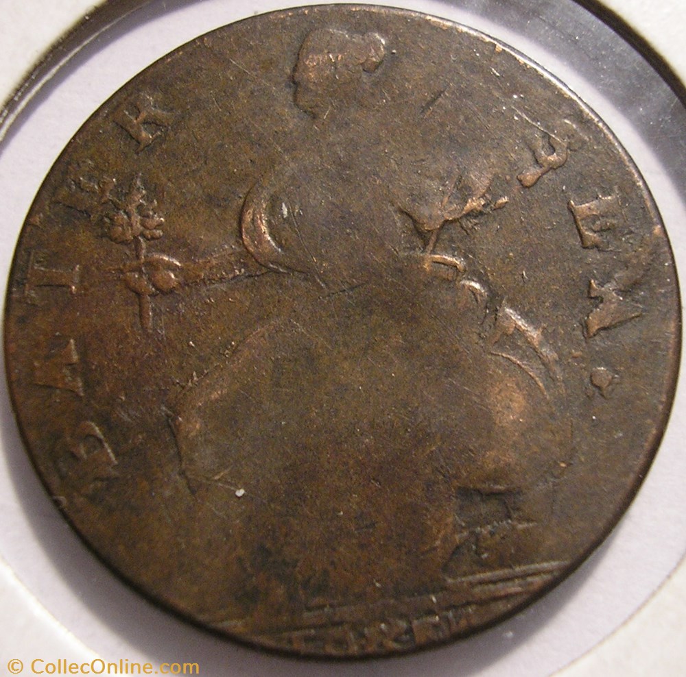 1776's George Sussex - Bater Sea Token 2 monnaies monde royaume uni 1776 s george sussex bater sea token