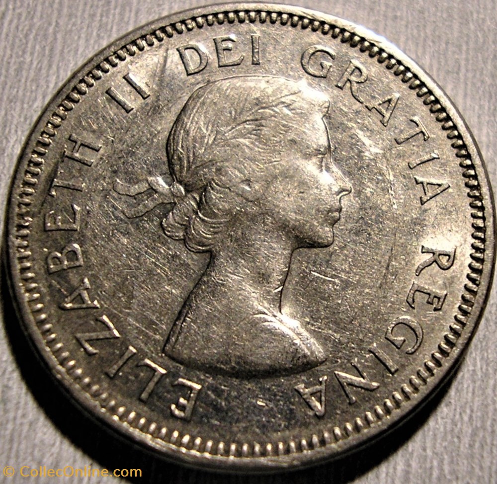 Elizabeth II - 5 Cents 1963 monnaie monde canadum elizabeth ii 5 cents 1963