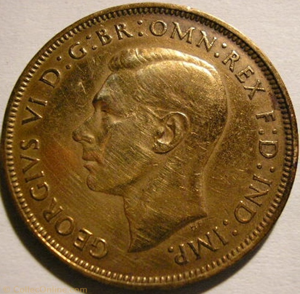 George VI - One Penny 1946 - UK monnaies monde royaume uni george vi one penny 1946 uk