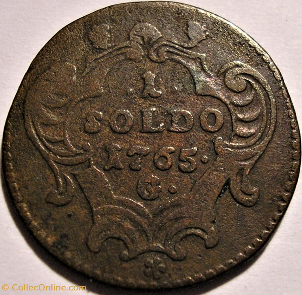 1765 Comté de Gorizia, Soldo - Marie-Thérèse d'Autriche monnaies europe medievale autre 1765 comte de gorizia soldo marie therese autriche