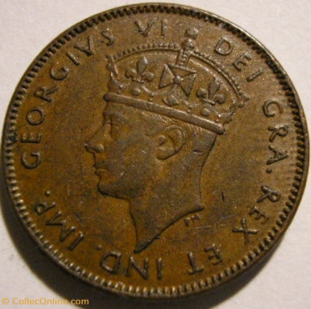 monnaie monde canadum george vi 1 cent 1942 newfoundland