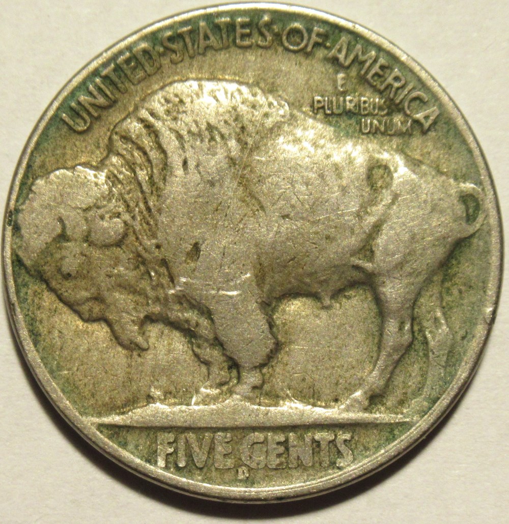 1927 Denver 5 Cents (var) monnaies monde etats unis 1927 denver 5 cents var