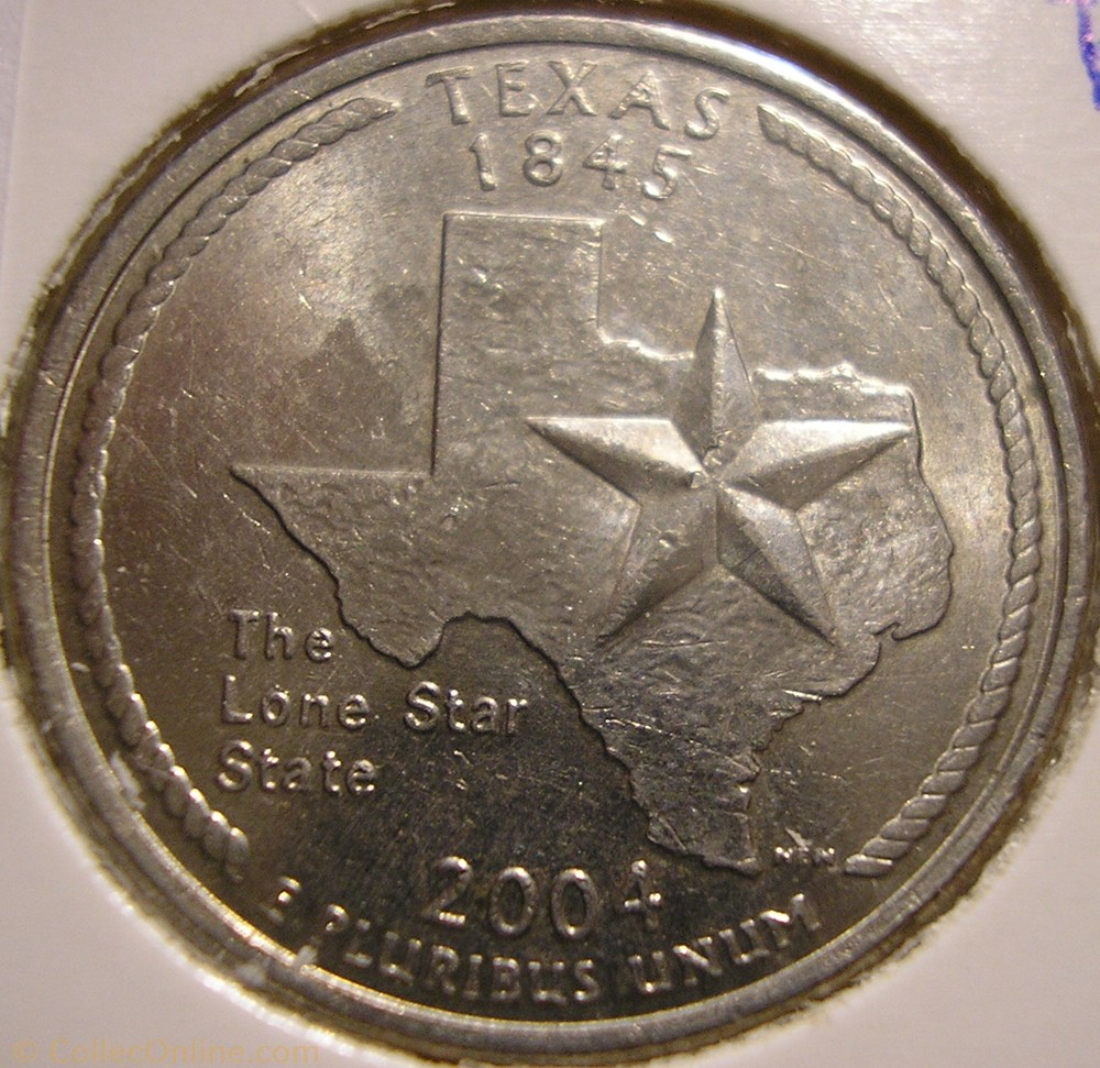 2004 P Quarter Dollar - Texas State monnaie monde etat uni 2004 p quarter dollar texas state