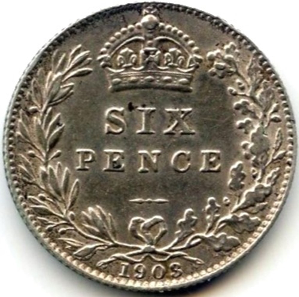 Edward VII - 6 Pence 1903 - United Kingdom monnaies monde royaume edward vii 6 pence 1903 united kingdom