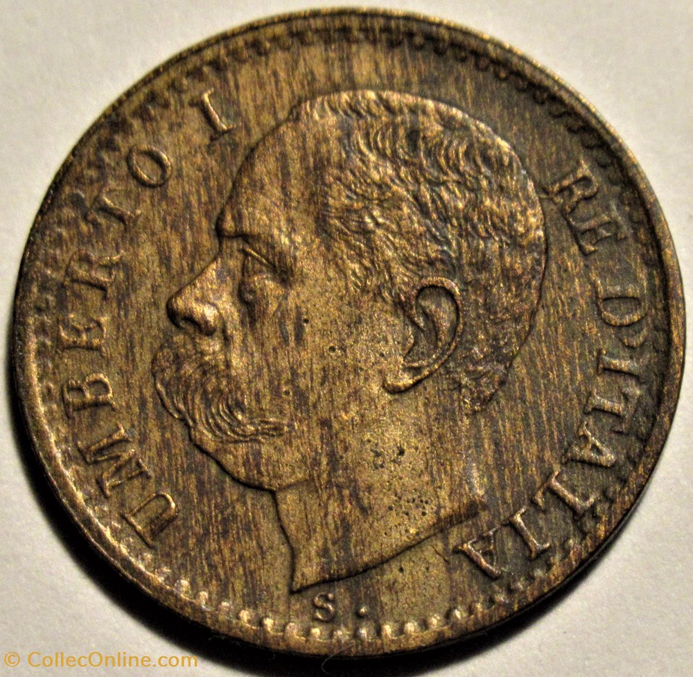 1899 Regno d'Italia, 1 Centesimo, Roma - Umberto I monnaies monde italie 1899 regno italia 1 centesimo roma umberto i