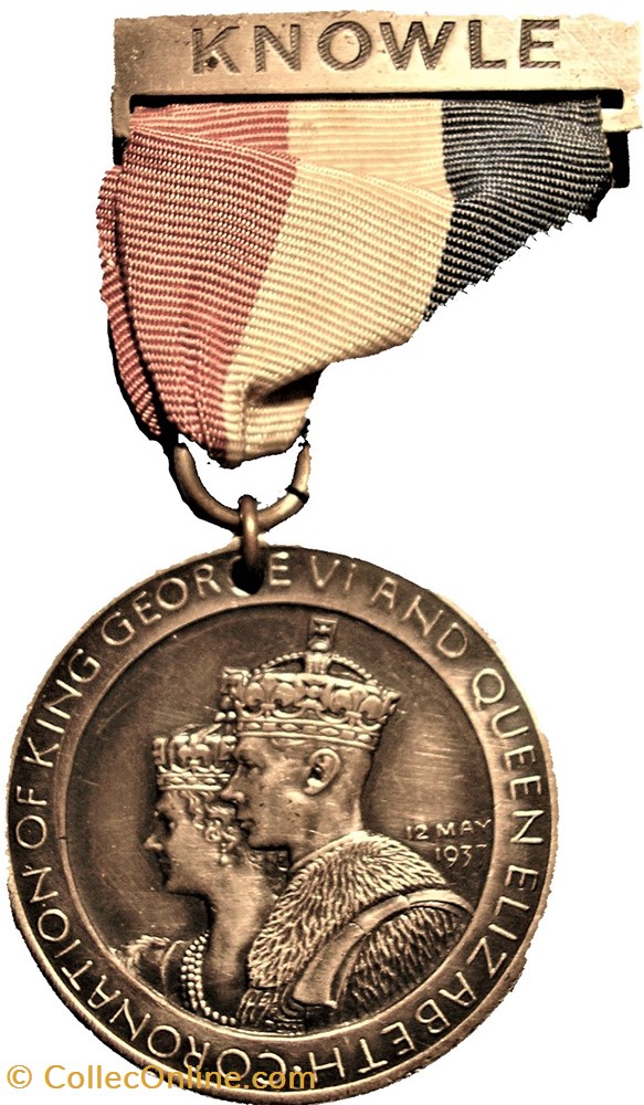George VI & Elizabeth - 1937 Coronation Silver Medal - Westminster Abbey, UK 4 medailles royaume uni george vi elizabeth 1937 coronation silver medal westminster abbey uk