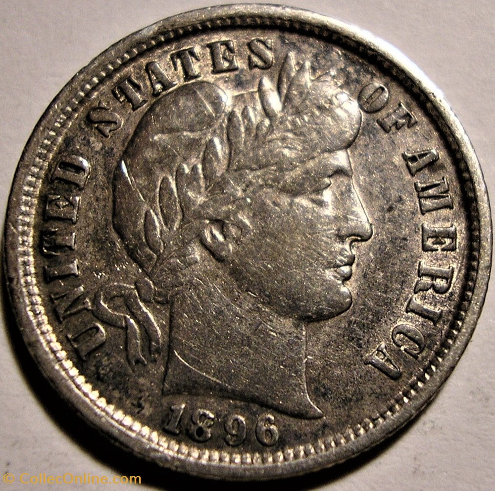 1896 Dime monnaies monde etats unis 1896 dime
