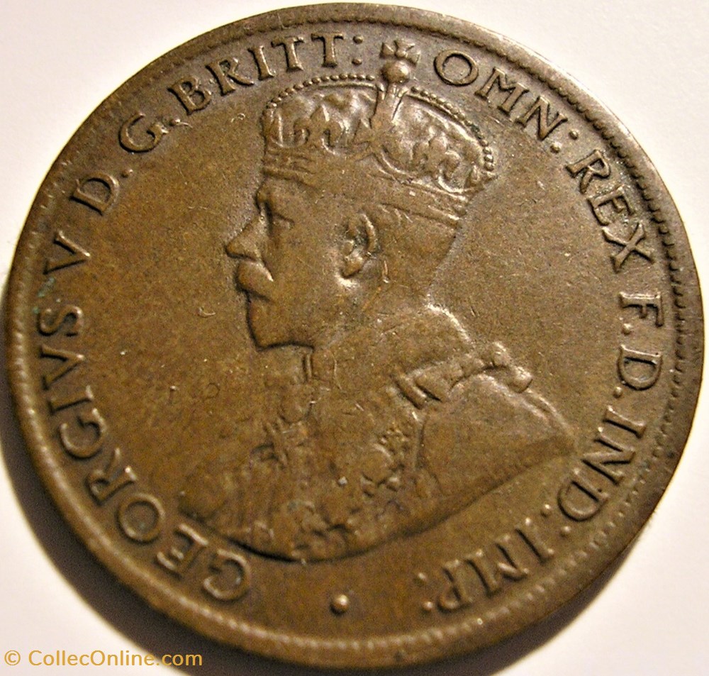 monnaie monde australie george v one half penny 1922 australia