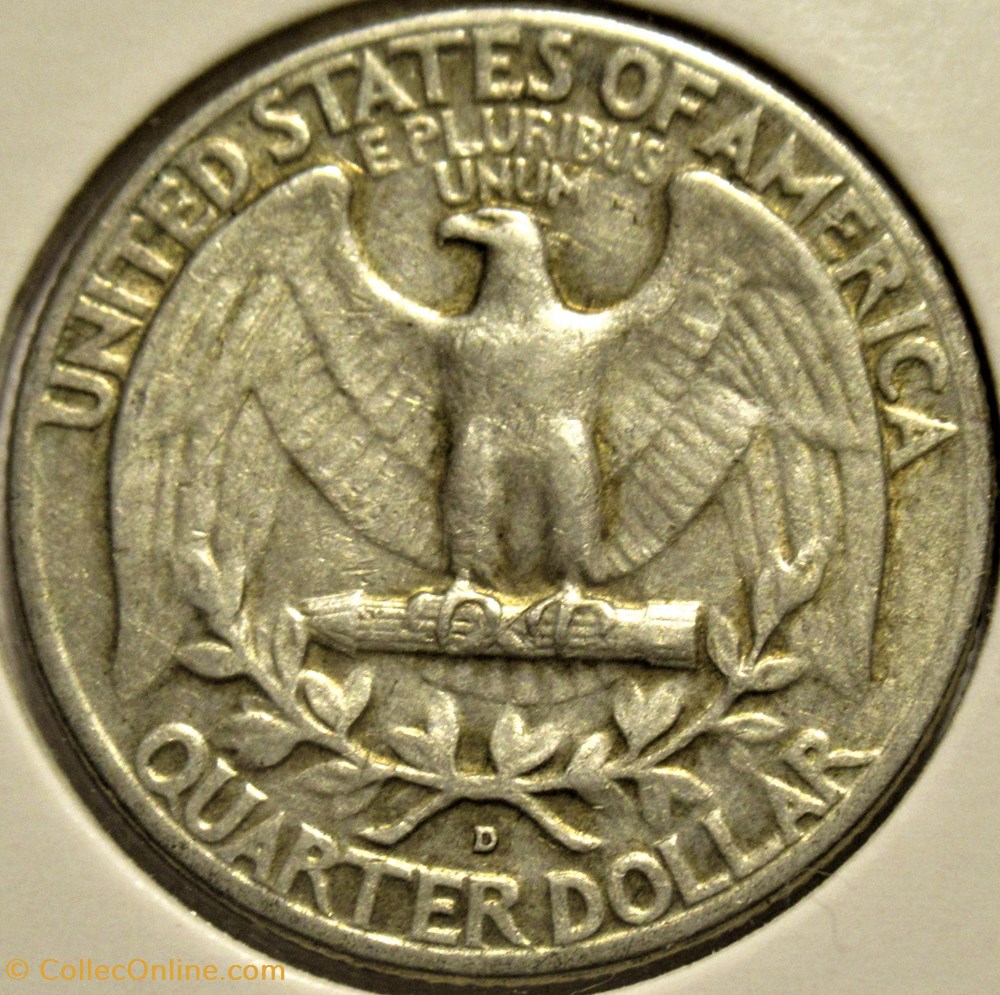 1961 Denver Quarter Dollar - Filling Error 2 monnaies monde etats unis 1961 denver quarter dollar filling error