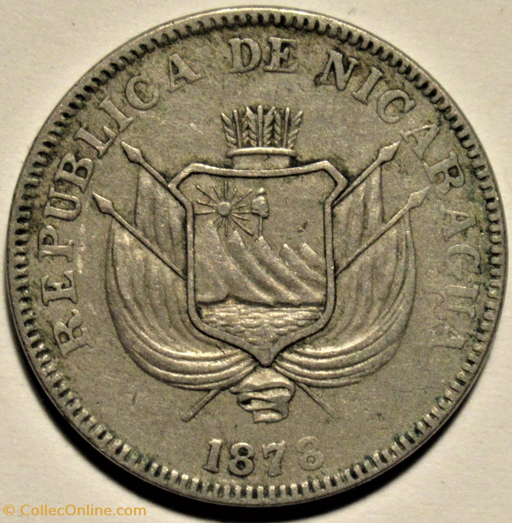 monnaies monde nicaragua 1 centavo 1878