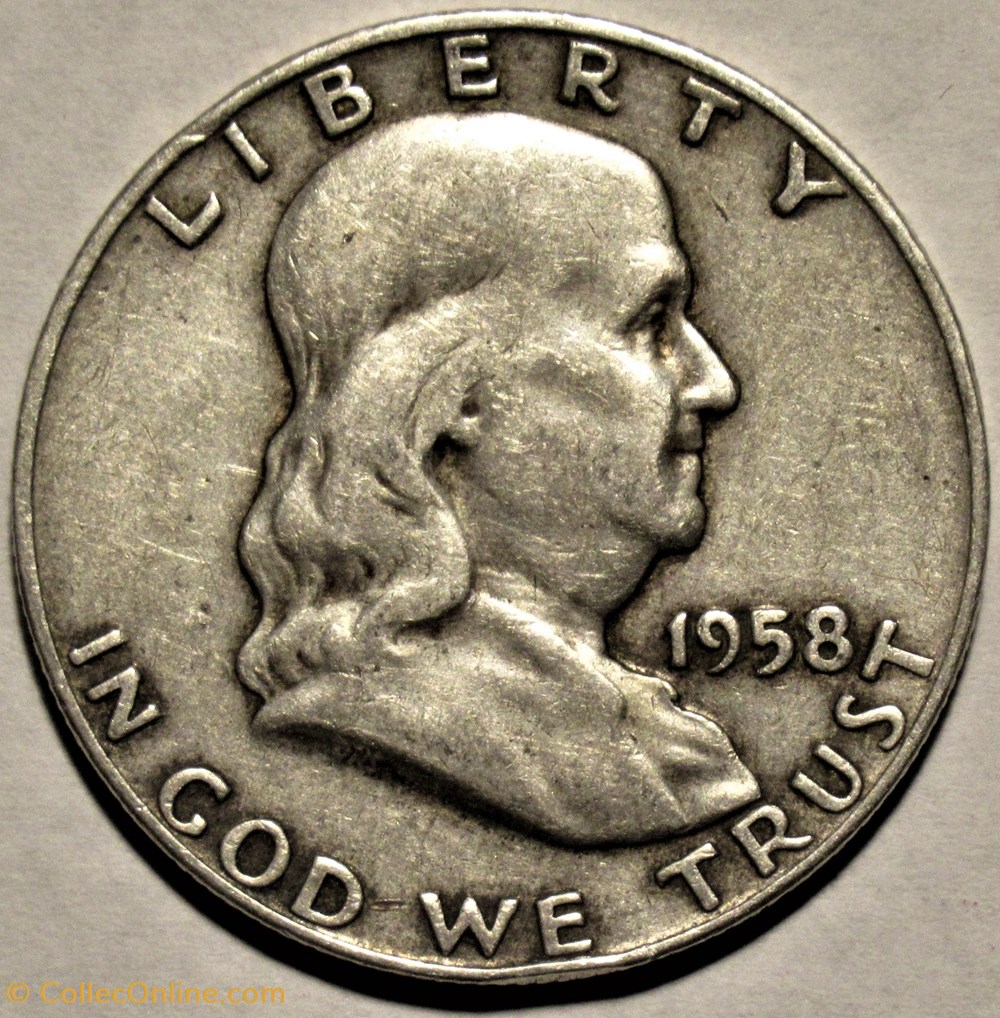 1958 Denver Half $ monnaies monde etats unis 1958 denver half