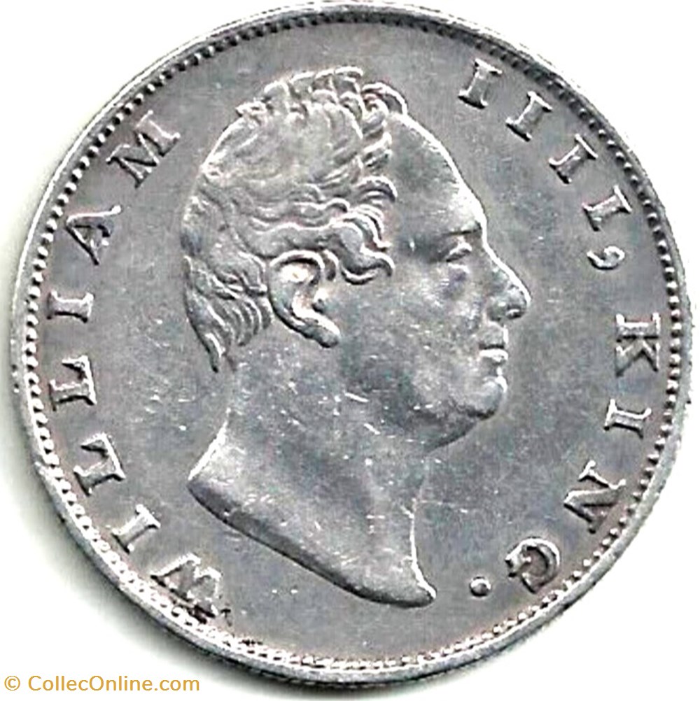 William IV - One Rupee 1835 Calcutta, British India monnaies monde inde william iv one rupee 1835 calcutta british india