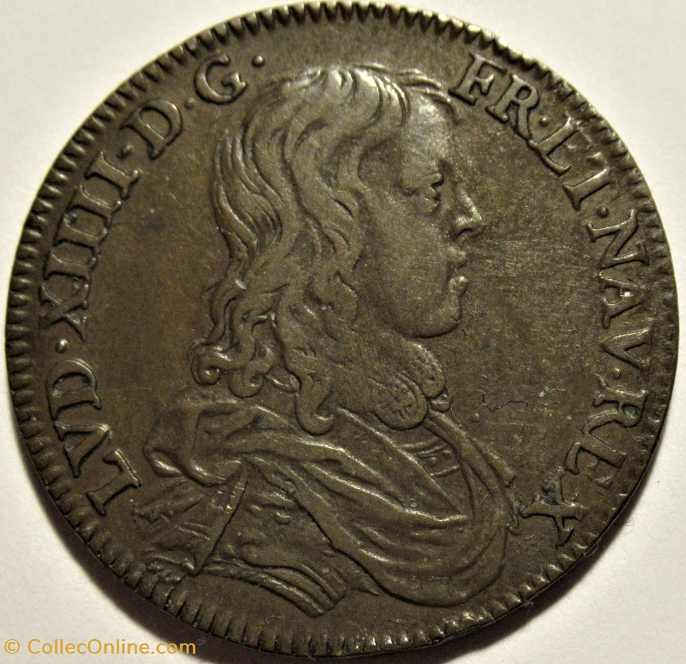 monnaies jetons mereaux louis xiv philippe orleans c 1645 jeton frere du roi