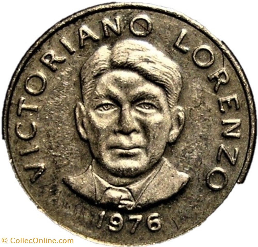 Panama - 2-1/2 Centesimos 1975 & 1976- Victoriano Lorenzo 3 monnaies monde panama 2 1 2 centesimos 1975 1976 victoriano lorenzo