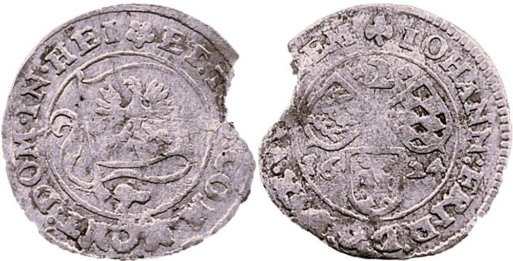 Johann Friedrich - 2 Kreuzer 1624 - Duchy of Württemberg monnaies europe medievale saint empire romain germanique johann friedrich 2 kreuzer 1624 duchy of wurttemberg