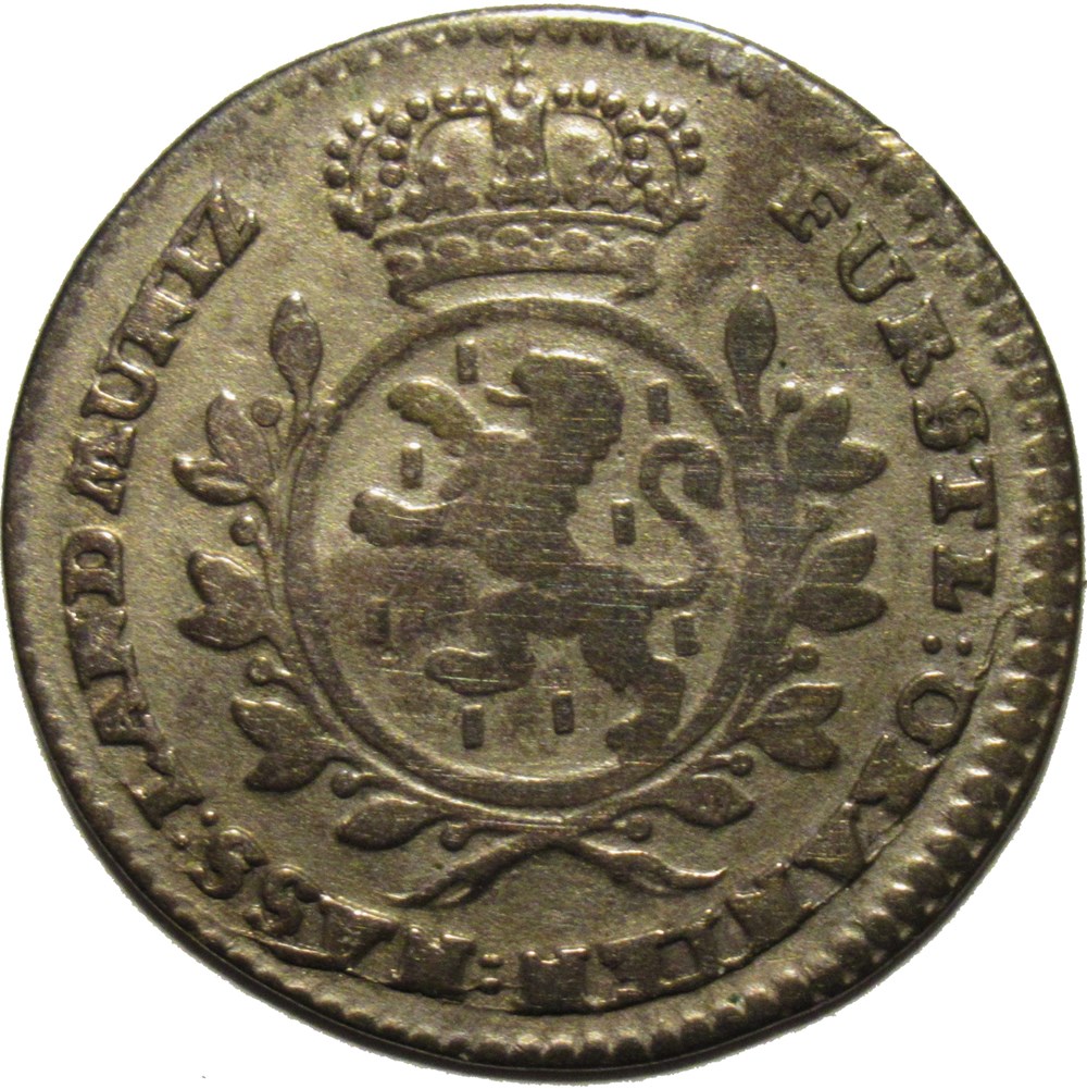 Willem V - 5 Konventionskreuzer 1766 - Principality of Nassau-Dietz monnaies europe medievale saint empire romain germanique willem v 5 konventionskreuzer 1766 principality of nassau dietz