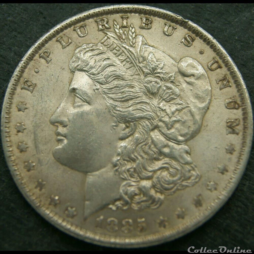 1885 New Orleans Dollar monnaie monde etat uni 1885 new orleans dollar