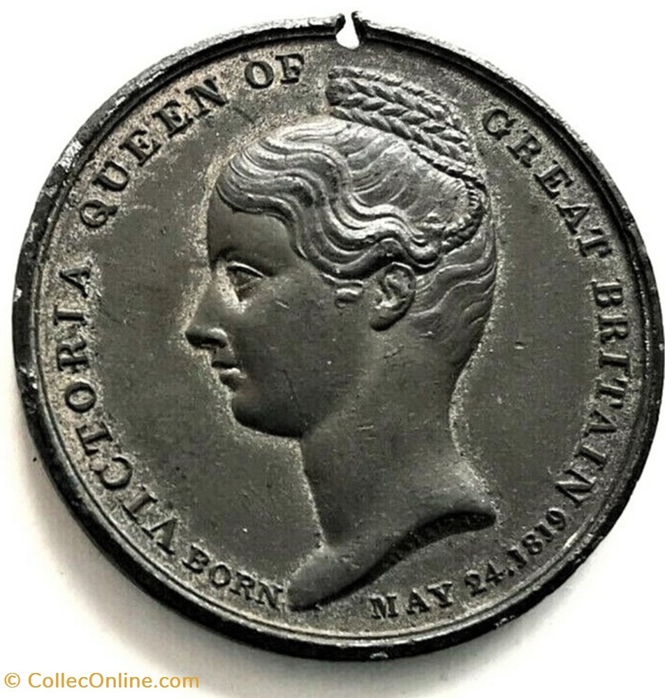 Victoria - 1838 Coronation, Great Britain 2 medaille royaume uni victoria 1838 coronation great britain