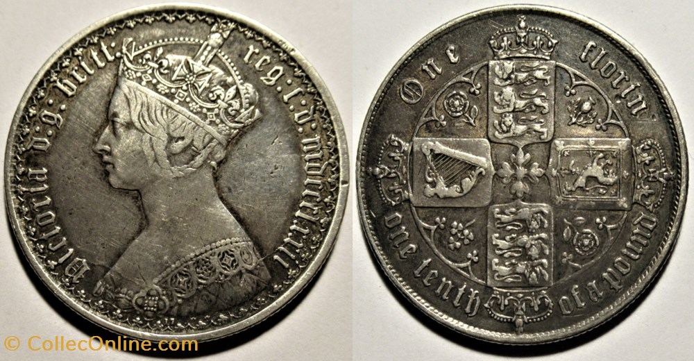 Victoria - One Florin 1872 - Kingdom of Great Britain monnaies monde royaume uni victoria one florin 1872 kingdom of great britain
