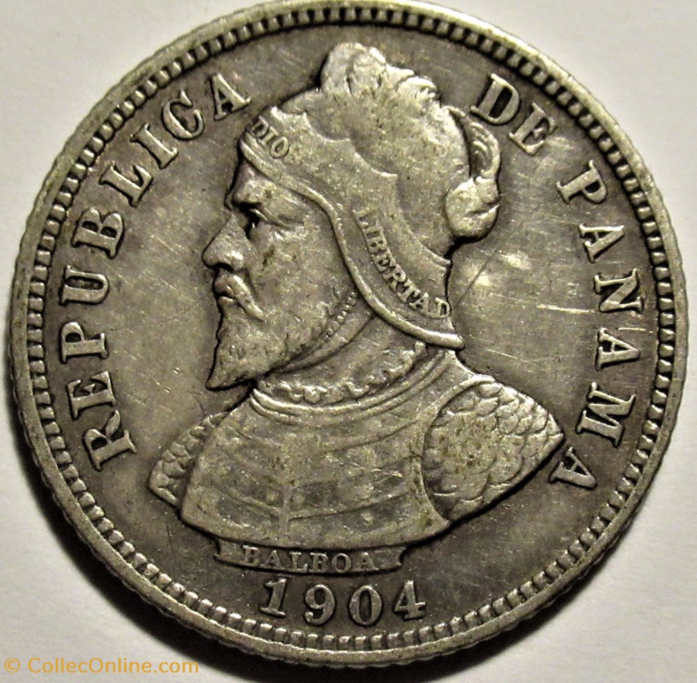 monnaies monde panama diez centesimos de balboa 1904
