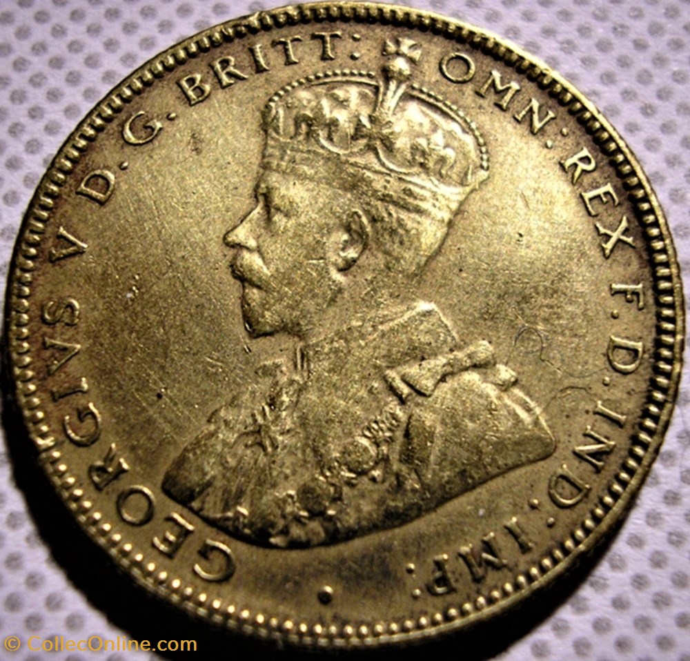 George V - 1 Shilling 1925 - West Africa 2 monnaies monde nigeria george v 1 shilling 1925 west africa