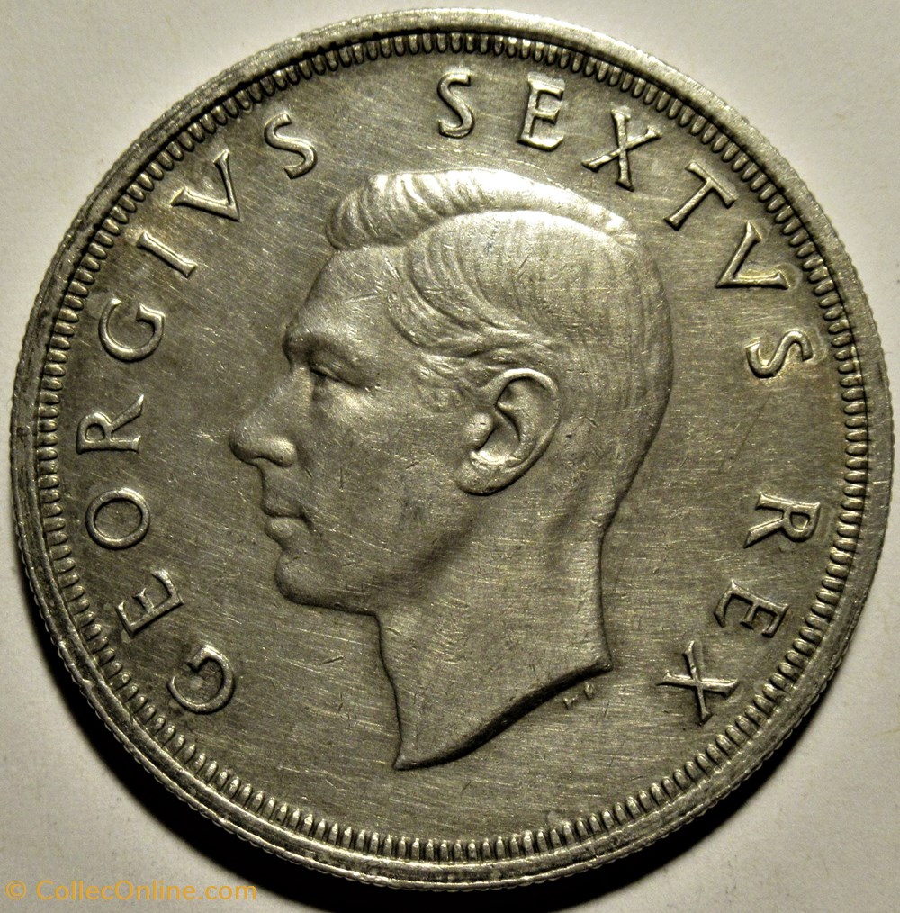 monnaies monde afrique du sud george vi 5 shillings 1948 south africa