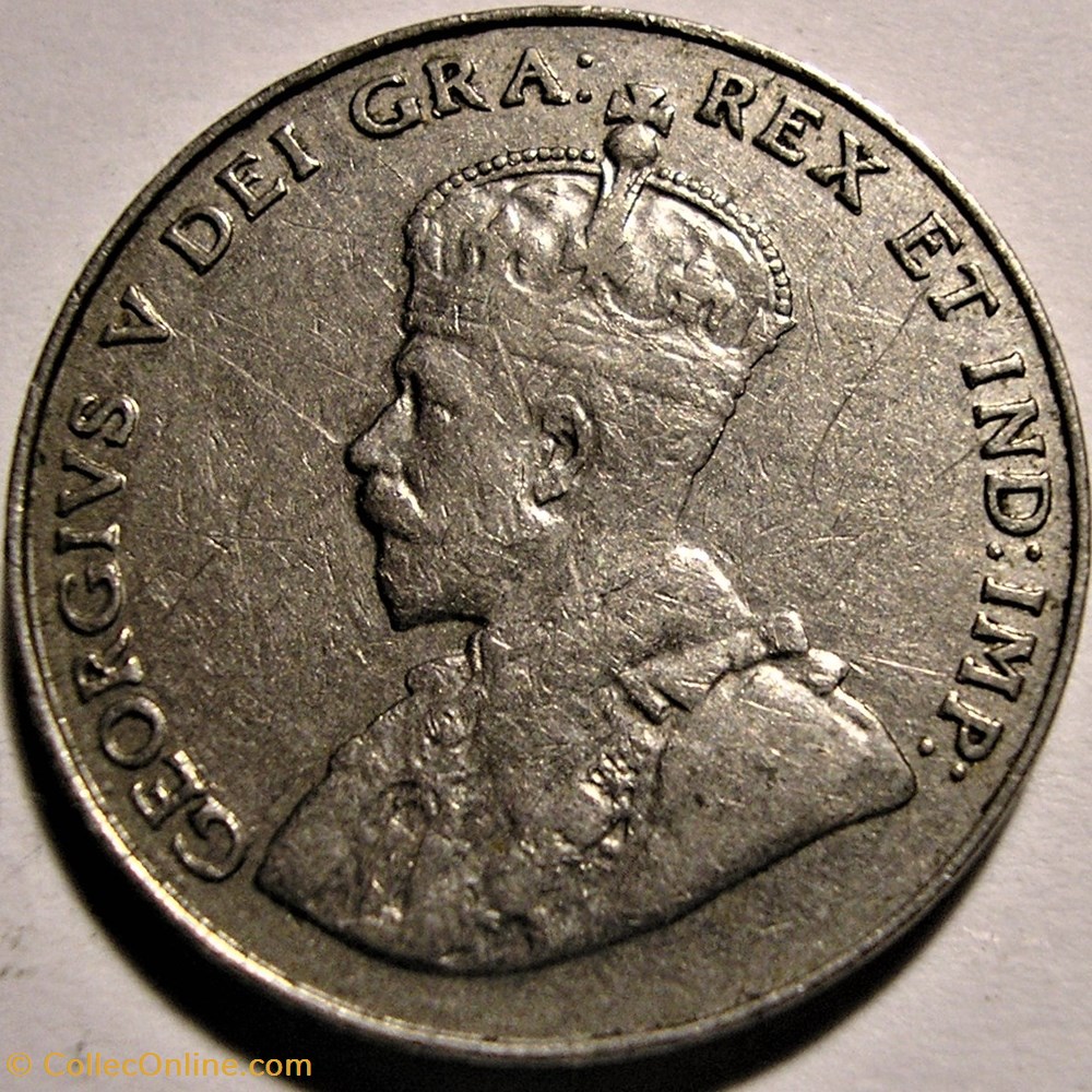 monnaie monde canadum george v 5 cents 1931