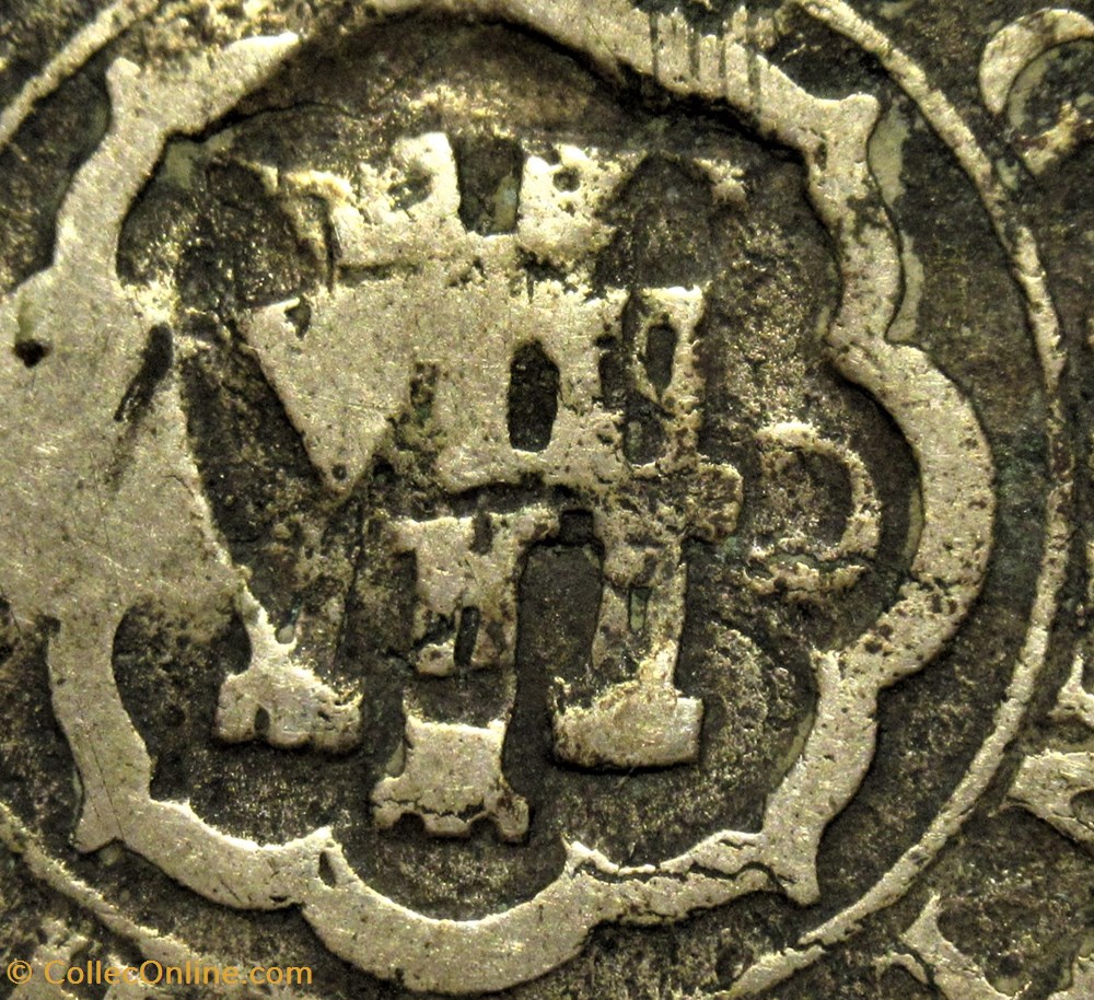 monnaies europe medievale royaume espagne 1602 segovia 4 maravedis plateado y resellados viii felipe iii de espana