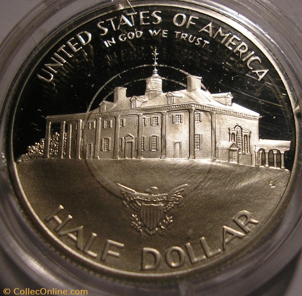 George Washington Half $ - 250th Anniversary - 1982 S 3 monnaie monde etat uni george washington half 250th anniversary 1982 s