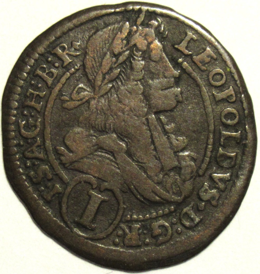 monnaies europe medievale saint romain germanique 1695 graz 1 kreuzer leopold i austrian empire