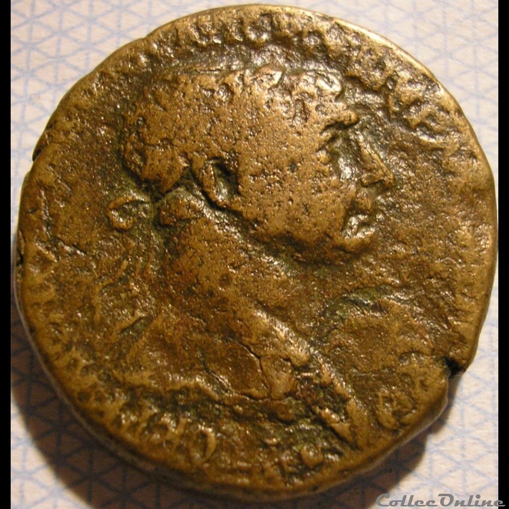 monnaie antique av jc ap romaine trajan beroea syria 24 ca 98 ad