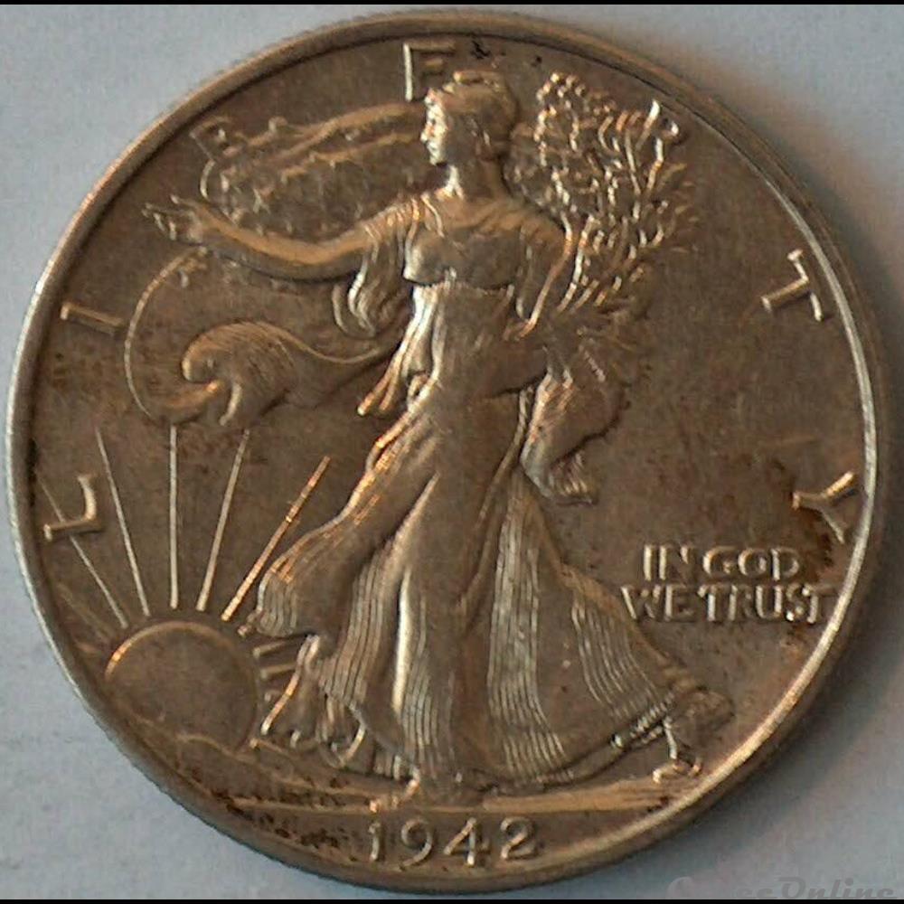 1942 San Francisco Half $ monnaie monde etat uni 1942 san francisco half