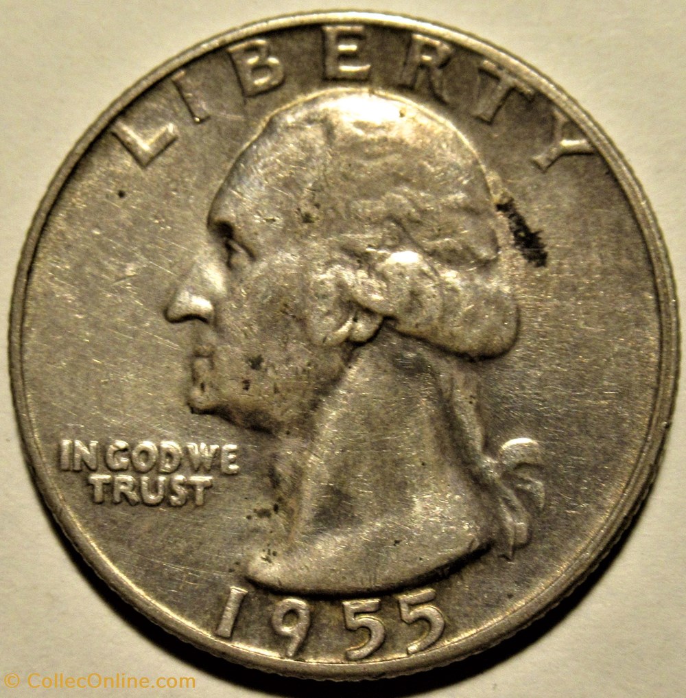 1955 Quarter Dollar monnaies monde etats unis 1955 quarter dollar