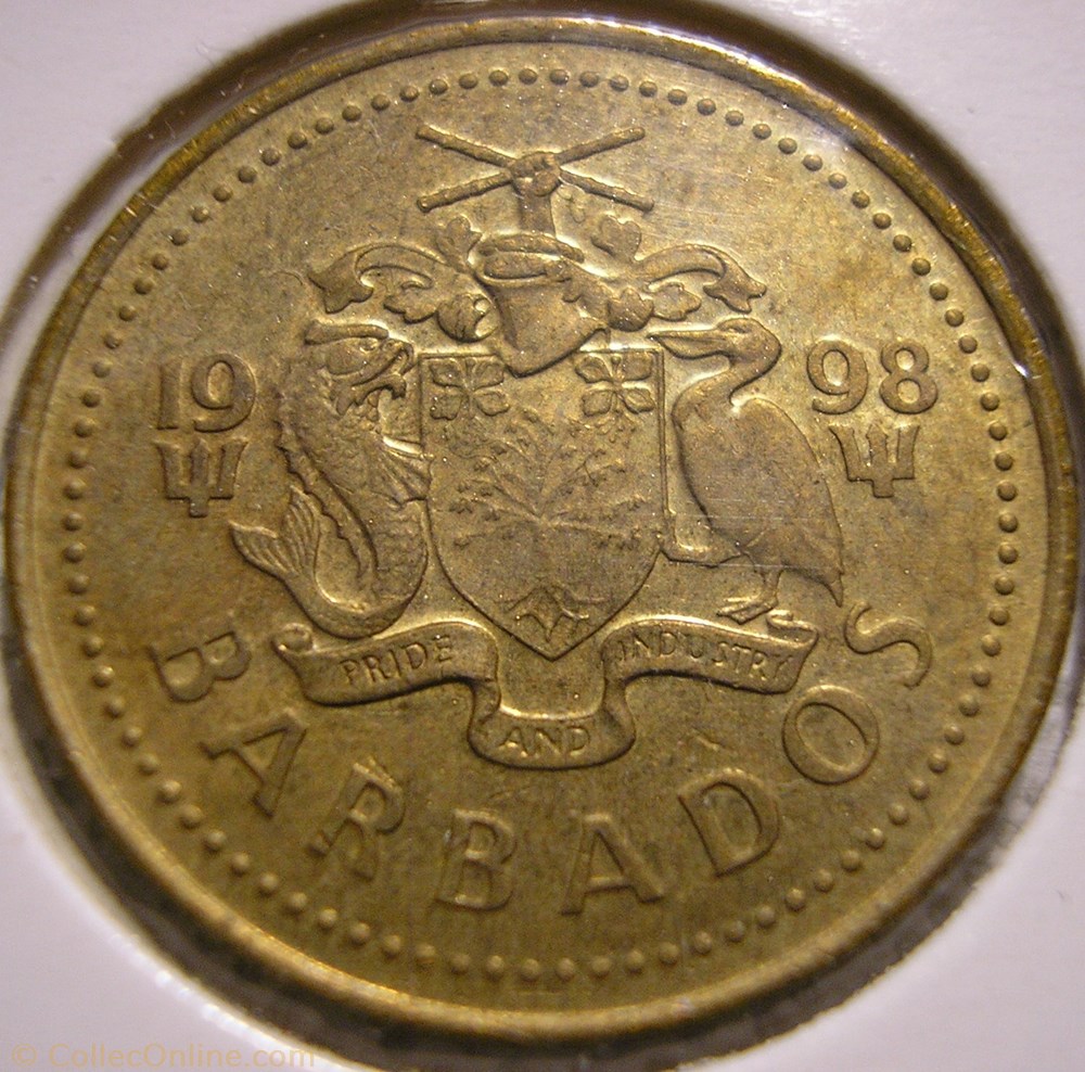 Barbados - 5 Cents 1998 monnaies monde barbade barbados 5 cents 1998