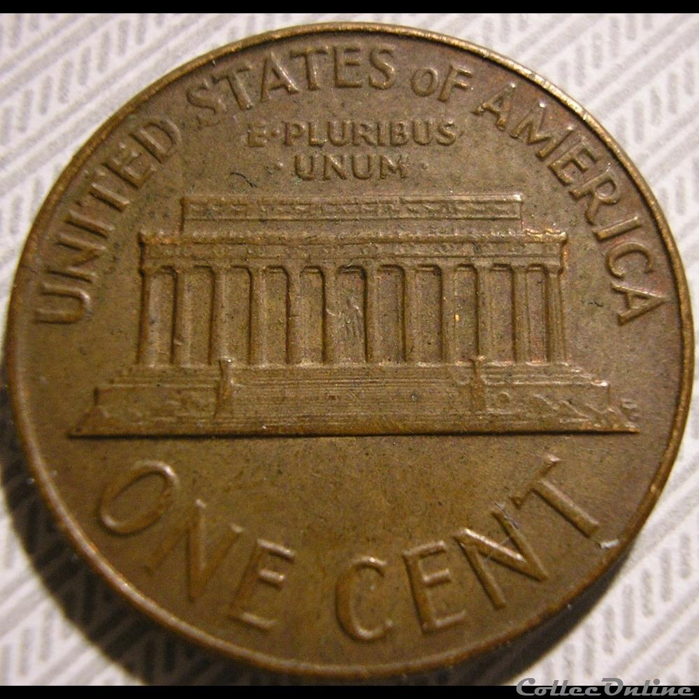 1964 One Cent monnaies monde etats unis 1964 one cent